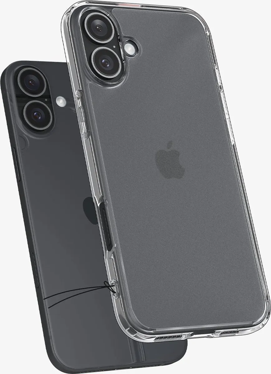 Spigen Ultra Hybrid ACS08070 iPhone 16 Plus Hoes - Transparant