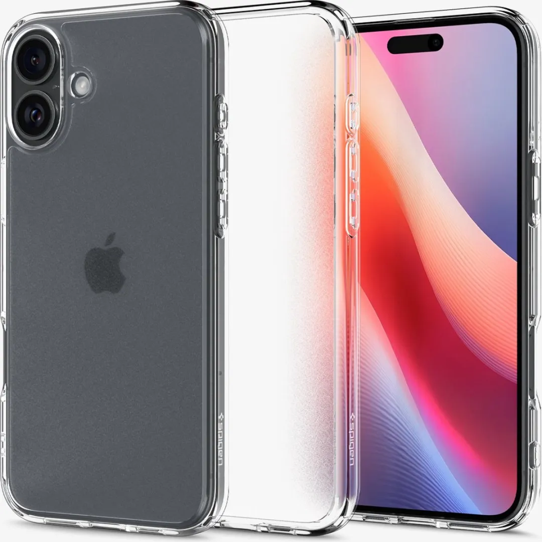 Spigen Ultra Hybrid ACS08070 iPhone 16 Plus Hoes - Transparant