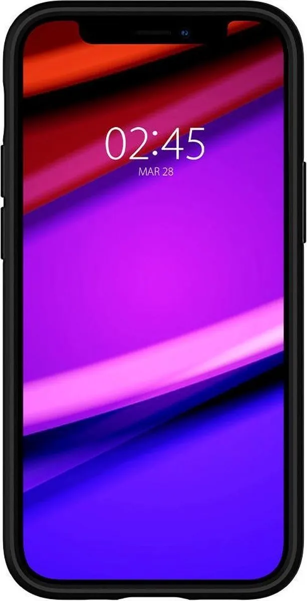 Spigen Core Armor ACS01537 TPU Hoesje - iPhone 12 Mini - Zwart - afbeelding 6 van 6