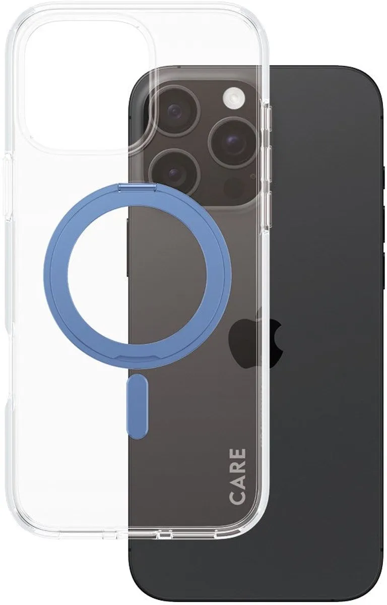 PanzerGlass 1319 iPhone 16 Pro Max Hoes - Blauw/Transparant