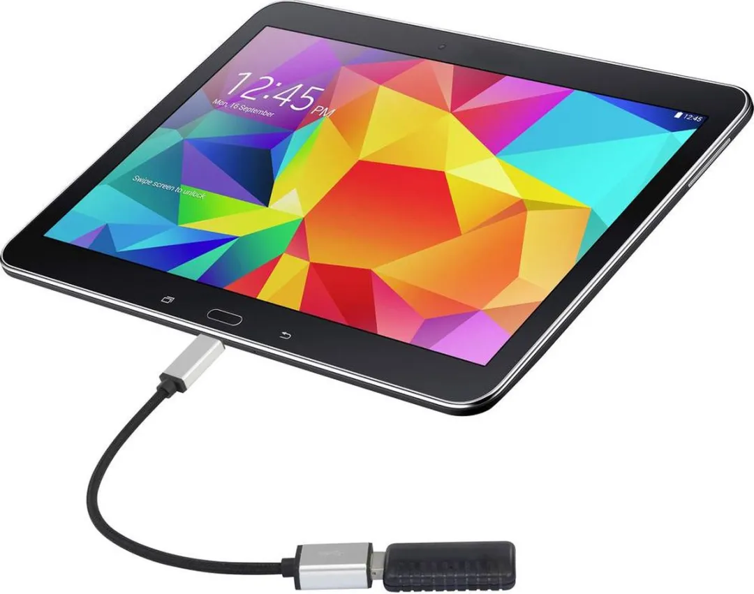 Renkforce RF-USBA-MS-01 USB-C naar USB 3.0 Adapter - 0,15m - Zilver