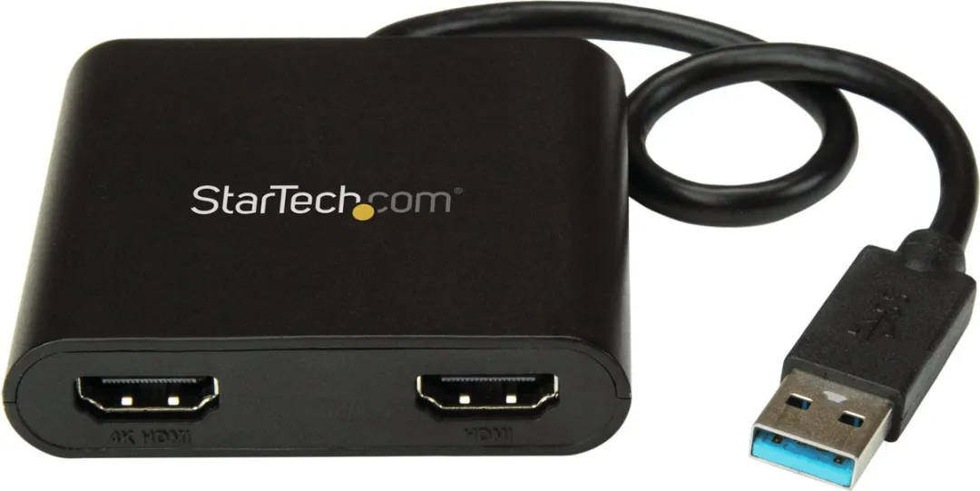 Startech USB32HD2 USB-Dock - Zwart