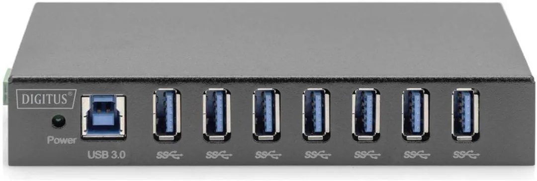 Digitus DA-70258-1 USB-hub 8 Poorten USB 3.0 - Zwart