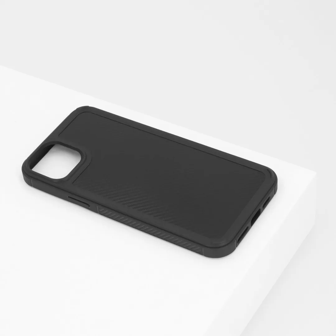 BMAX Carbon Hoesje iPhone 14 Plus - Zwart