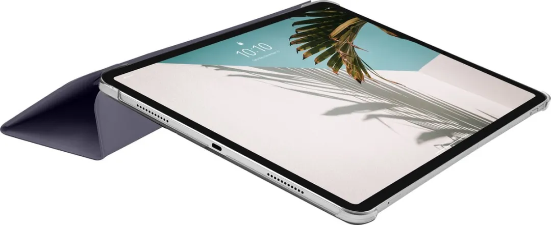 Macally BSTANDA6L-PU beschermhoes met standaard-functie voor 13-inch iPad Air (M4/2026, M3/2025, M2/2024) - Compatibel met Apple Pencil - Paars