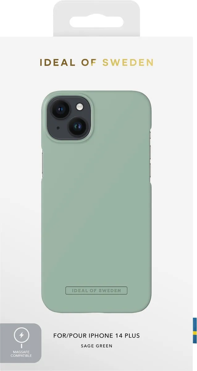 iDeal of Sweden MagSafe Case iPhone 14 Plus - Sage Green - IDFCMTE22-I2267-419