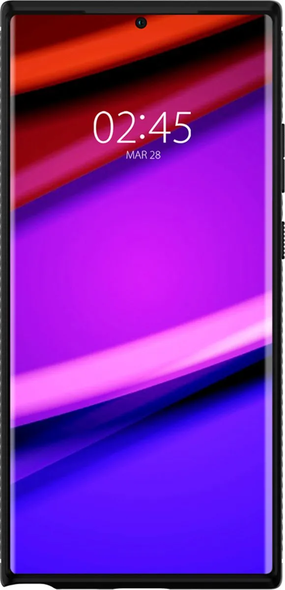 Spigen Rugged Armor ACS01417 Hoesje - Samsung Galaxy Note20 - Zwart