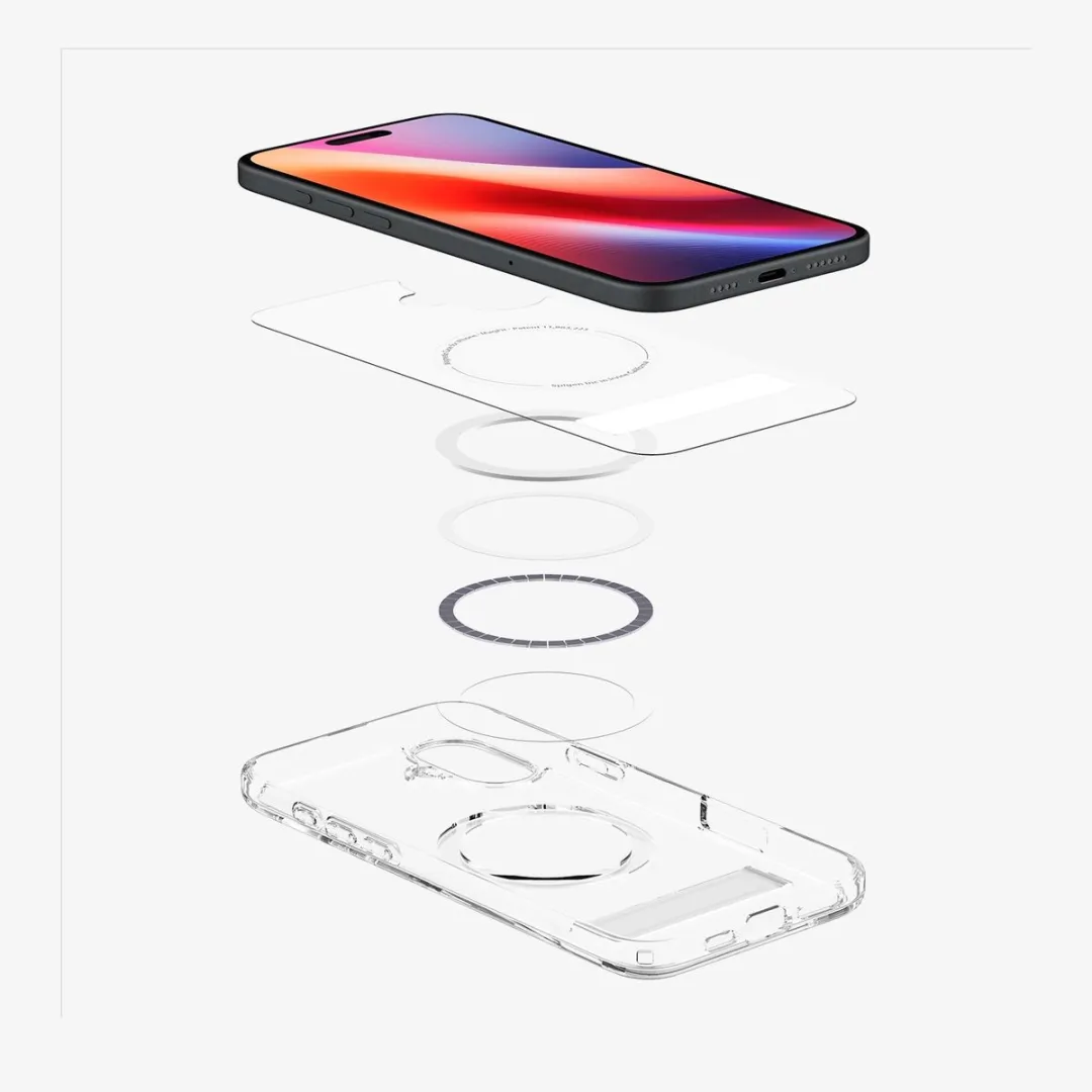 Spigen Slim Armor Essential S MagFit ACS08099 Hoesje - iPhone 16 Plus - Transparant - afbeelding 6 van 6