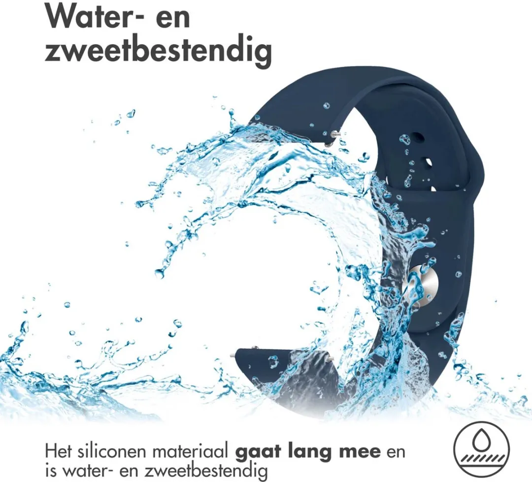Imoshion Siliconen Sportband 18mm - Donkerblauw