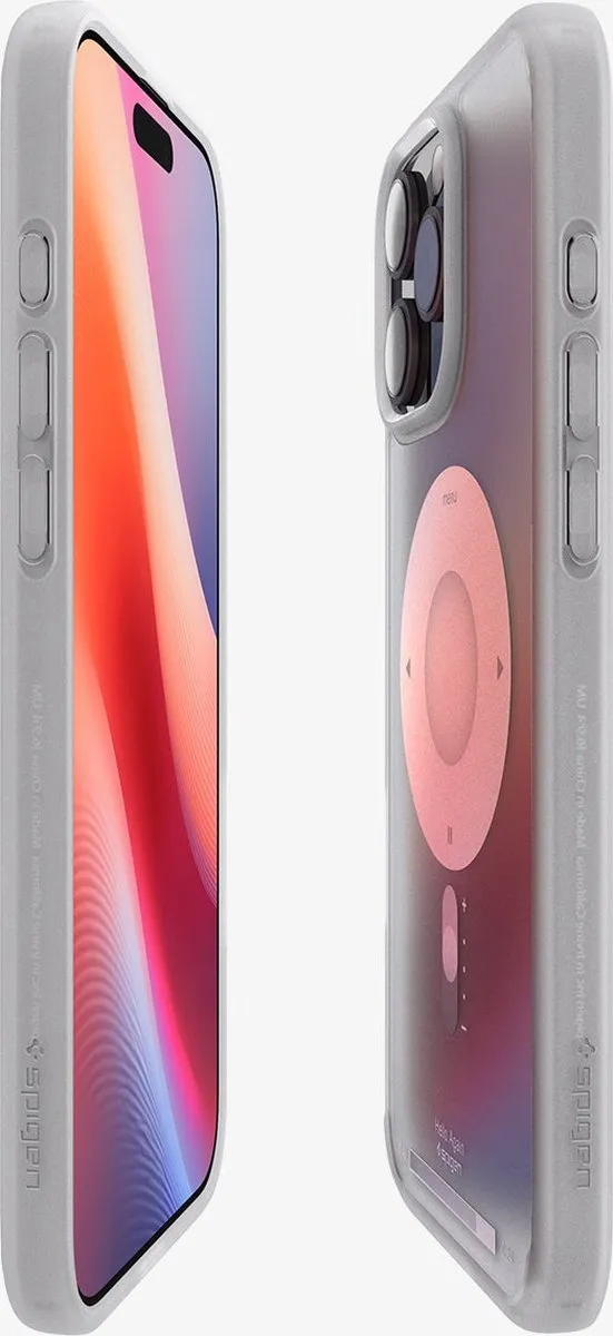Spigen Ultra Hybrid Classic ACS08139 iPhone 16 Pro Hoes - Zilver - afbeelding 6 van 6