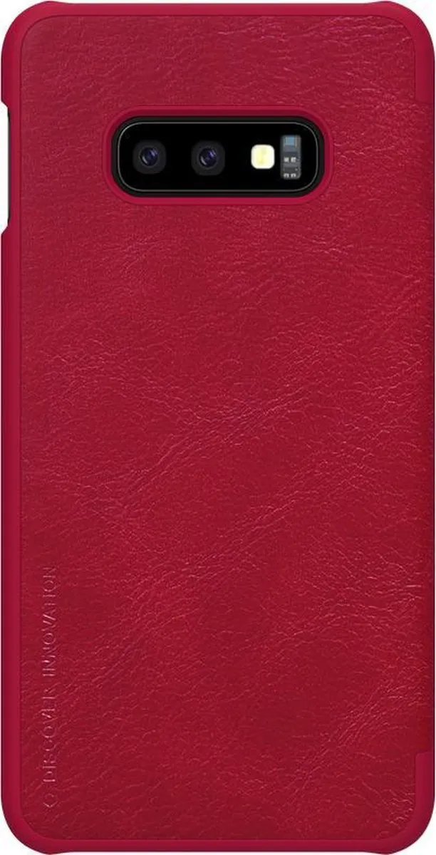 Nillkin Qin Hoesje Samsung Galaxy S10e - Rood