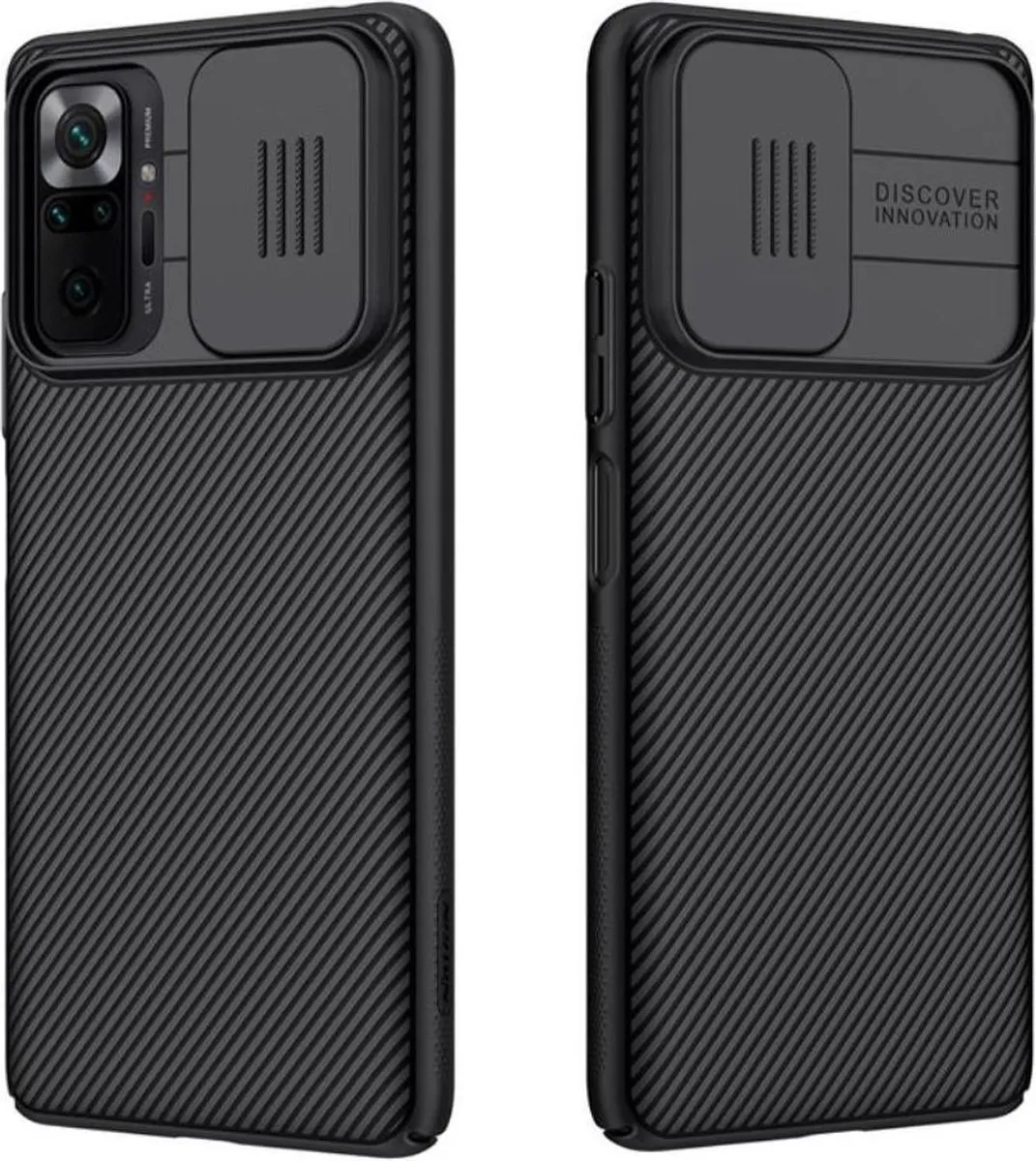 Nillkin CamShield Hoesje Xiaomi Redmi Note 10 Pro - Zwart