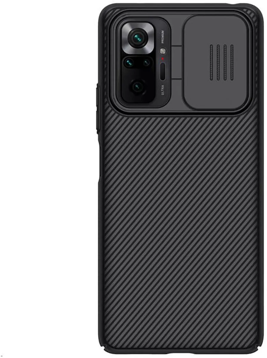 Nillkin CamShield Hoesje Xiaomi Redmi Note 10 Pro - Zwart