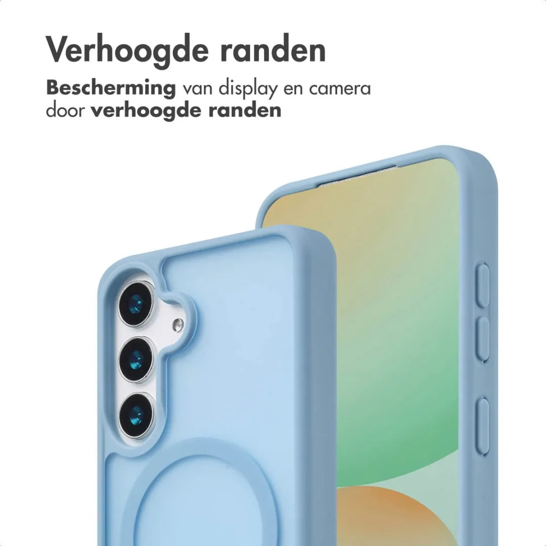 Imoshion Hoesje Samsung Galaxy S25 Plus Lichtblauw - Magnetische Ring