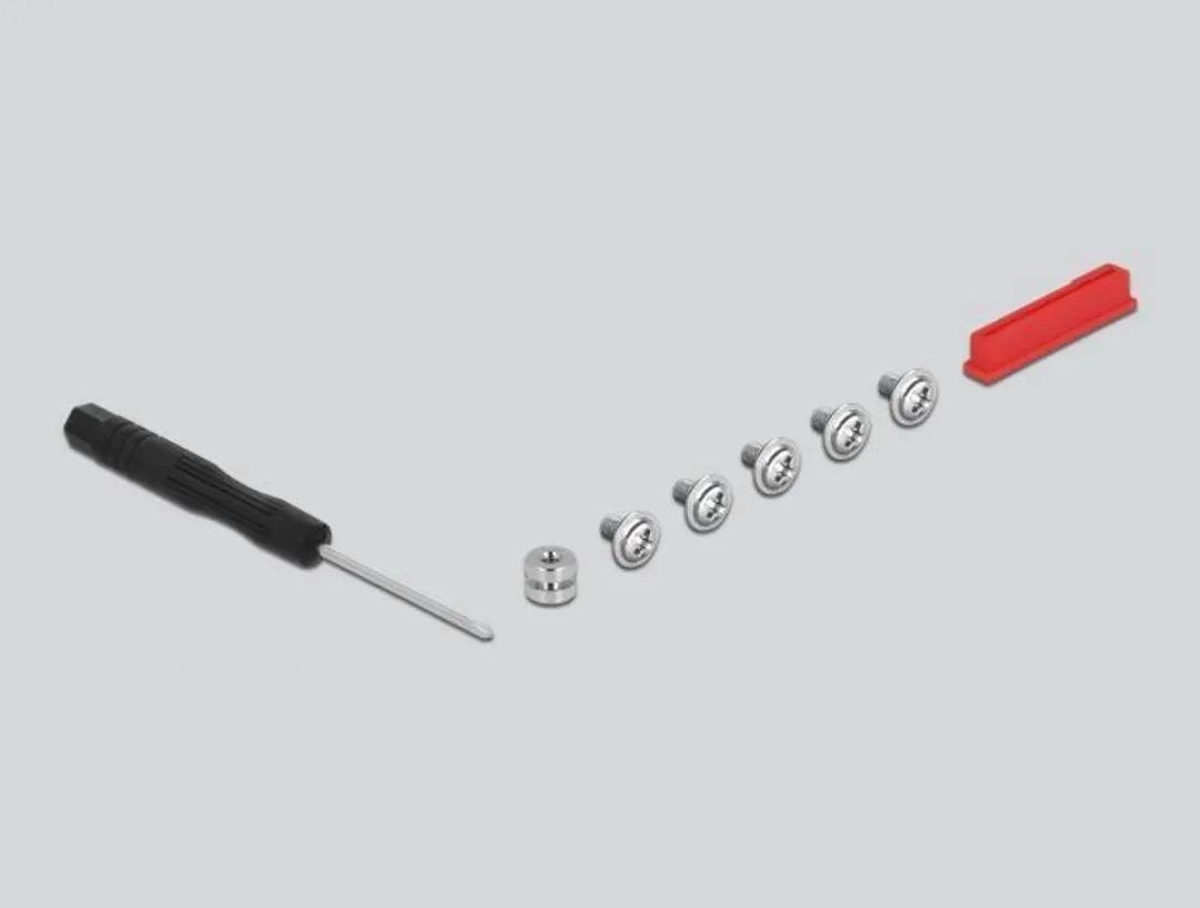 Delock M.2 Key M NVMe Riser Card - 20cm Kabel - Zwart