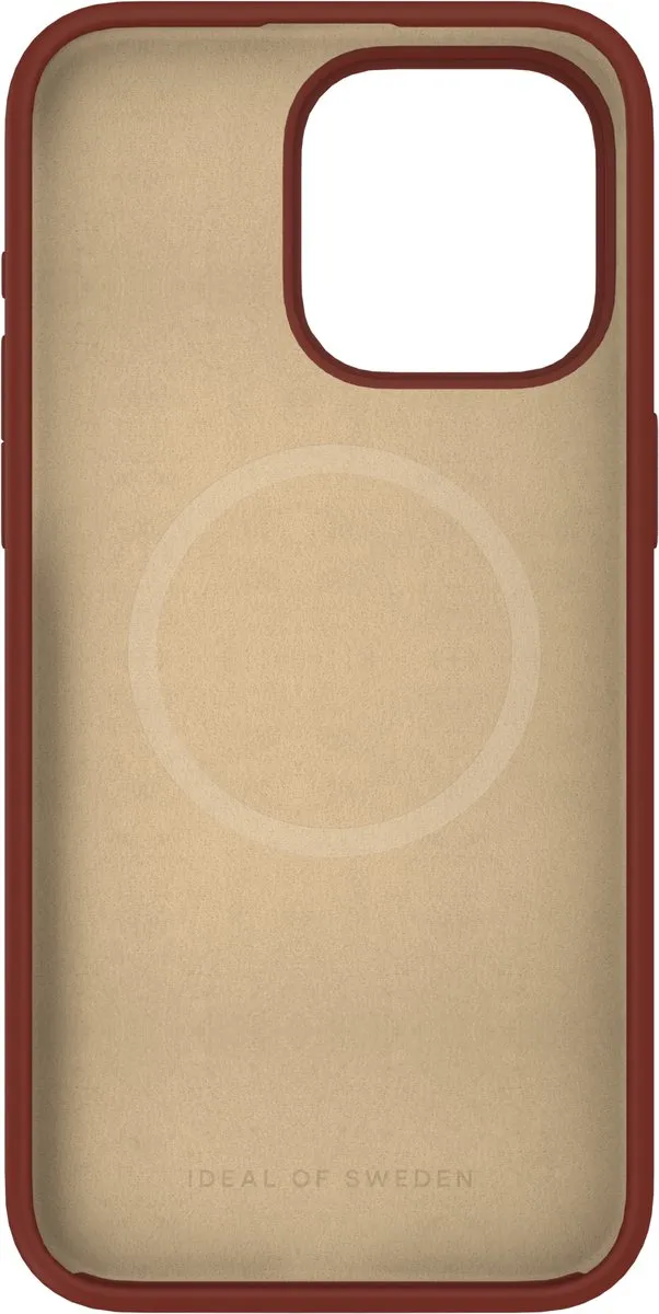 iDeal of Sweden iPhone 15 Pro Max Silicone Case - Dark Amber - MagSafe - afbeelding 2 van 6