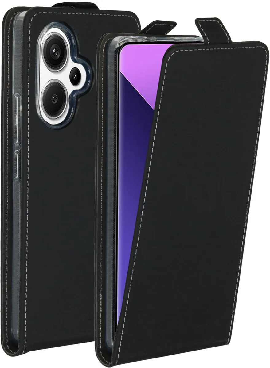 Accezz Hoesje Xiaomi Redmi Note 13 Pro+ - Flipcase - Zwart
