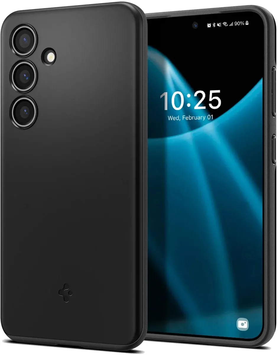 Spigen Thin Fit Hoesje ACS07341 Samsung Galaxy S24 - Zwart