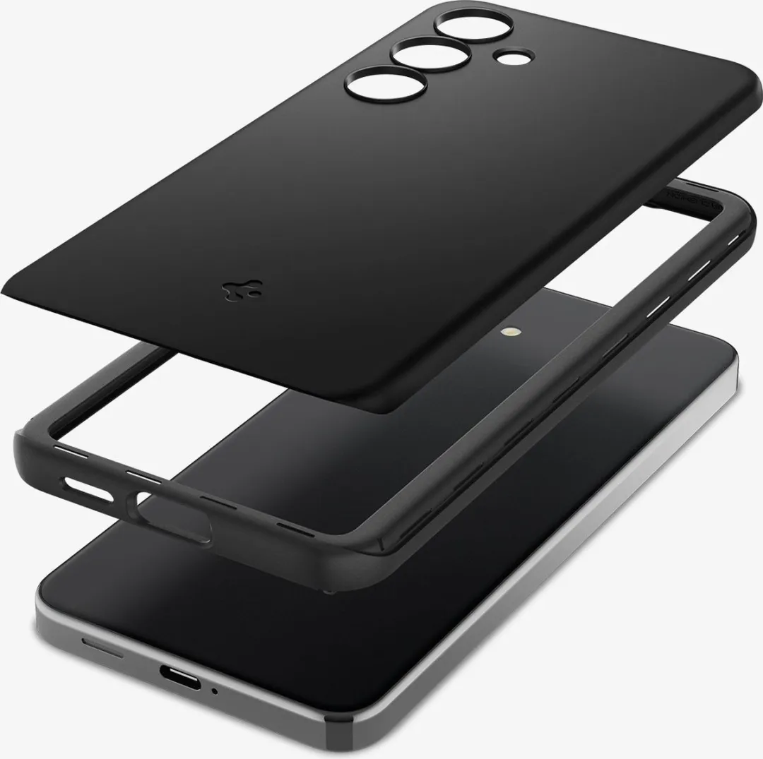 Spigen Thin Fit Hoesje ACS07341 Samsung Galaxy S24 - Zwart