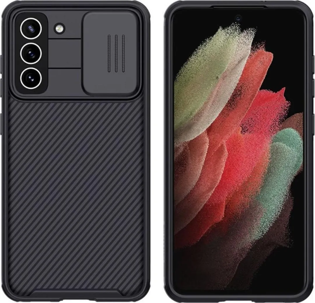 Nillkin CamShield Pro Armor Case Samsung Galaxy S21 FE - G990B-05 - Zwart - afbeelding 6 van 6