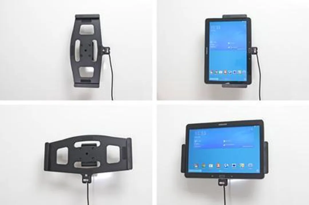 Brodit Actieve Houder Samsung Galaxy Tab Pro 10.1 - 12/24V Lader - Zwart