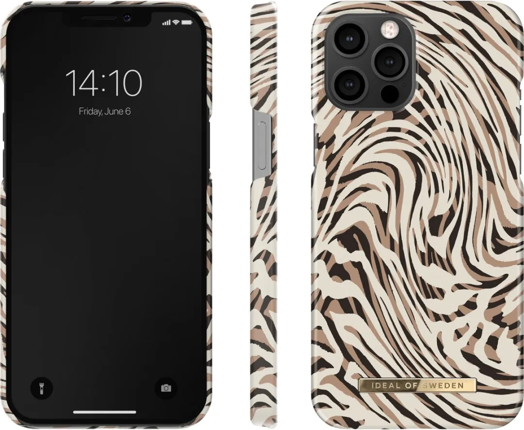 iDeal of Sweden Fashion Case iPhone 12 Pro Max Hypnotic Zebra - afbeelding 3 van 5