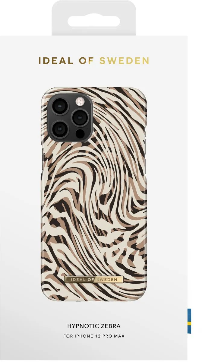 iDeal of Sweden Fashion Case iPhone 12 Pro Max Hypnotic Zebra - afbeelding 5 van 5