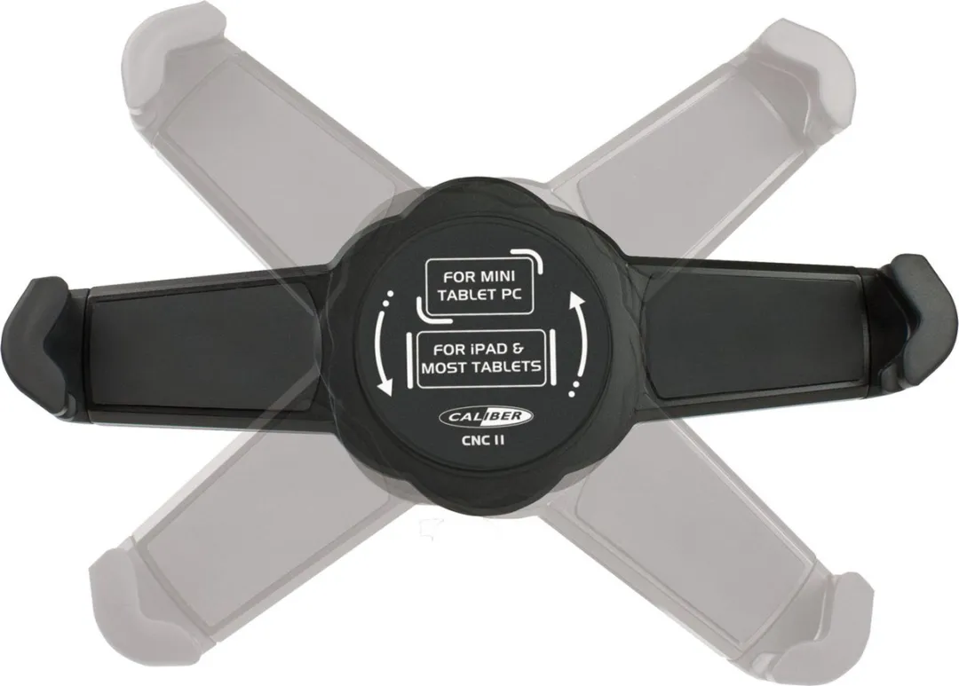 Caliber Tablet Houder Auto - Stevige Tablet Houder voor Hoofdsteun - Geschikt voor iPad, Telefoon, tablet - schermformaat 7.9 tot 11 inch - Draaibaar & Kantelbaar (CNC11)