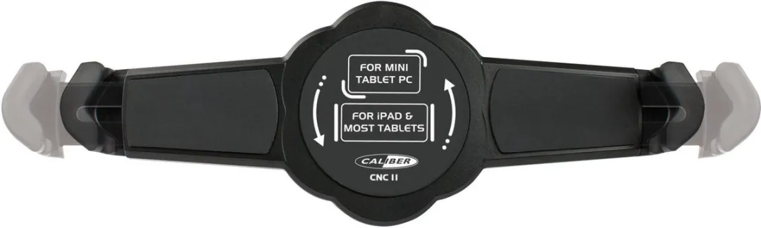 Caliber Tablet Houder Auto - Stevige Tablet Houder voor Hoofdsteun - Geschikt voor iPad, Telefoon, tablet - schermformaat 7.9 tot 11 inch - Draaibaar & Kantelbaar (CNC11)