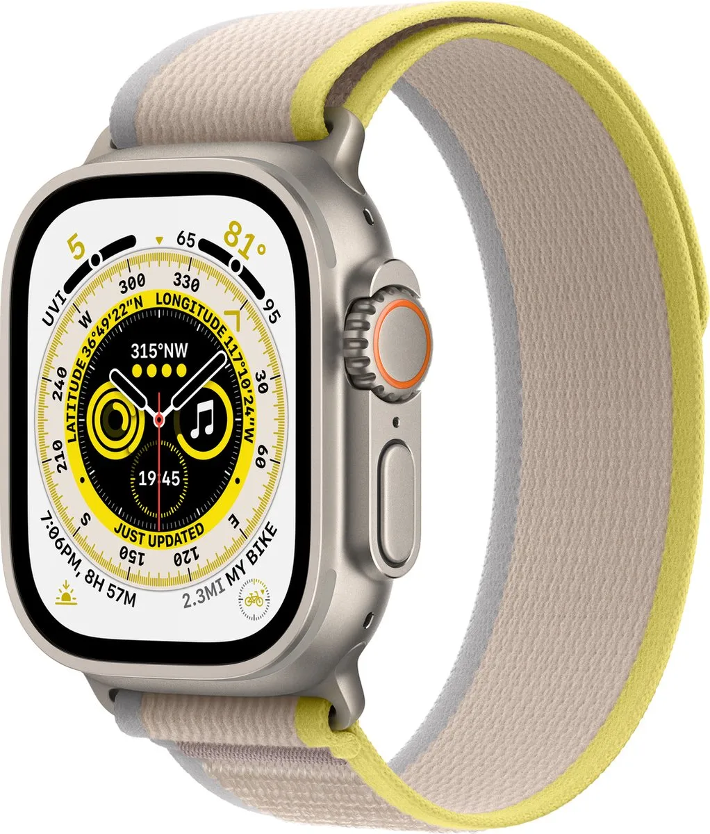 Apple Watch Ultra 49mm - Geel/Beige - M/L - afbeelding 2 van 6