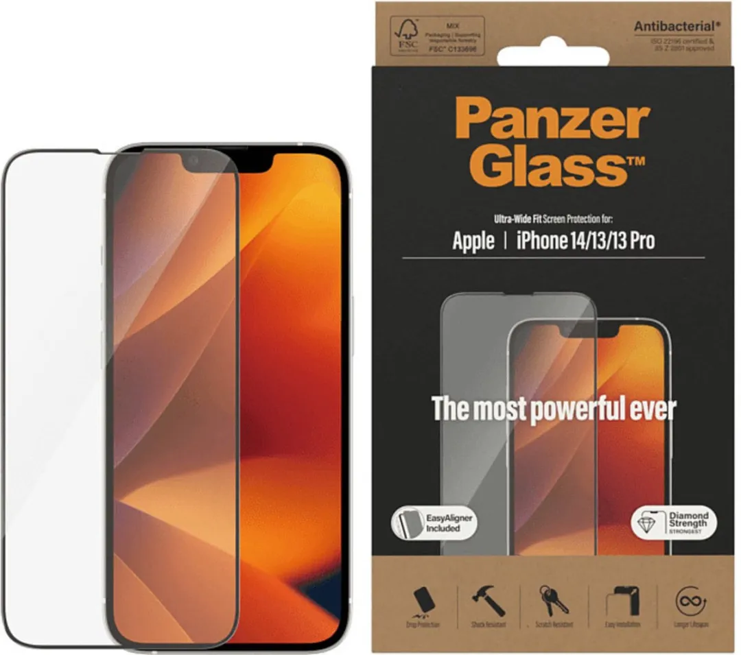 PanzerGlass PZ-2783 iPhone 13 Screenprotector - Zwart