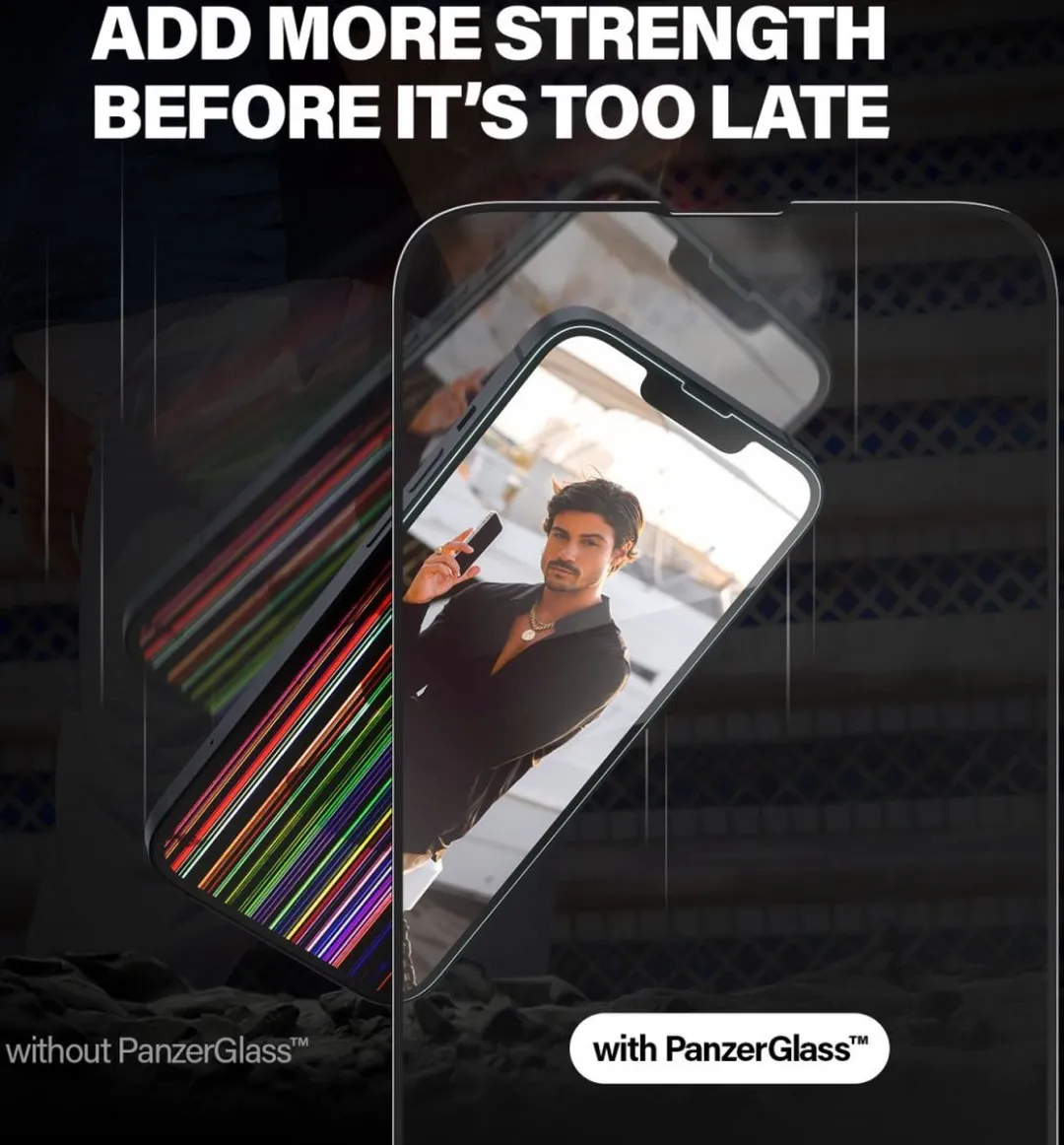 PanzerGlass PZ-2783 iPhone 13 Screenprotector - Zwart - afbeelding 6 van 6