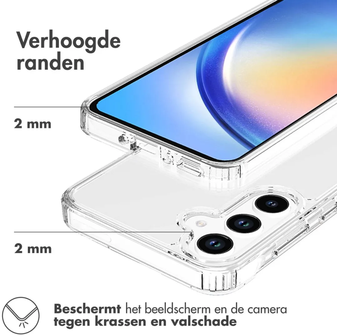 Accezz Xtreme Impact Backcover 2.0 - Samsung Galaxy A35 - Transparant