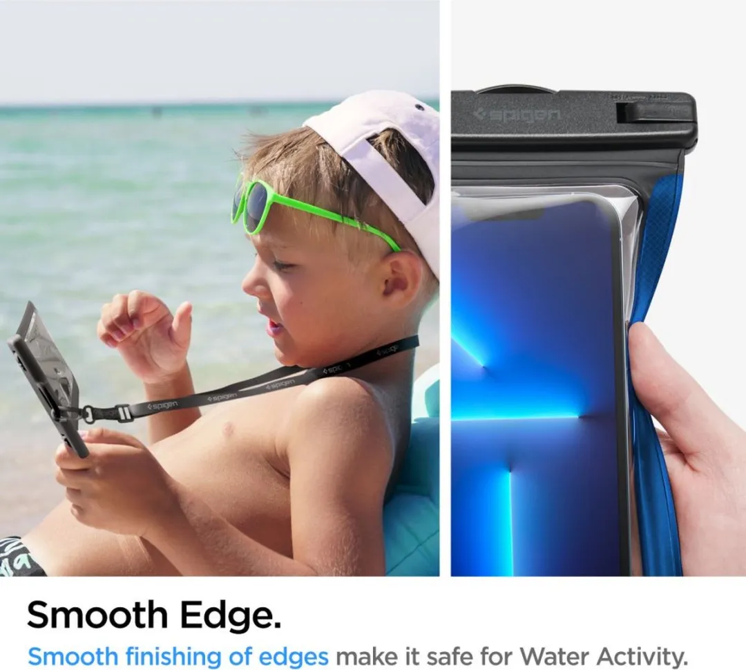 Spigen Universeel Telefoonhoesje AMP04525 - Waterdicht 6,9" - Zwart