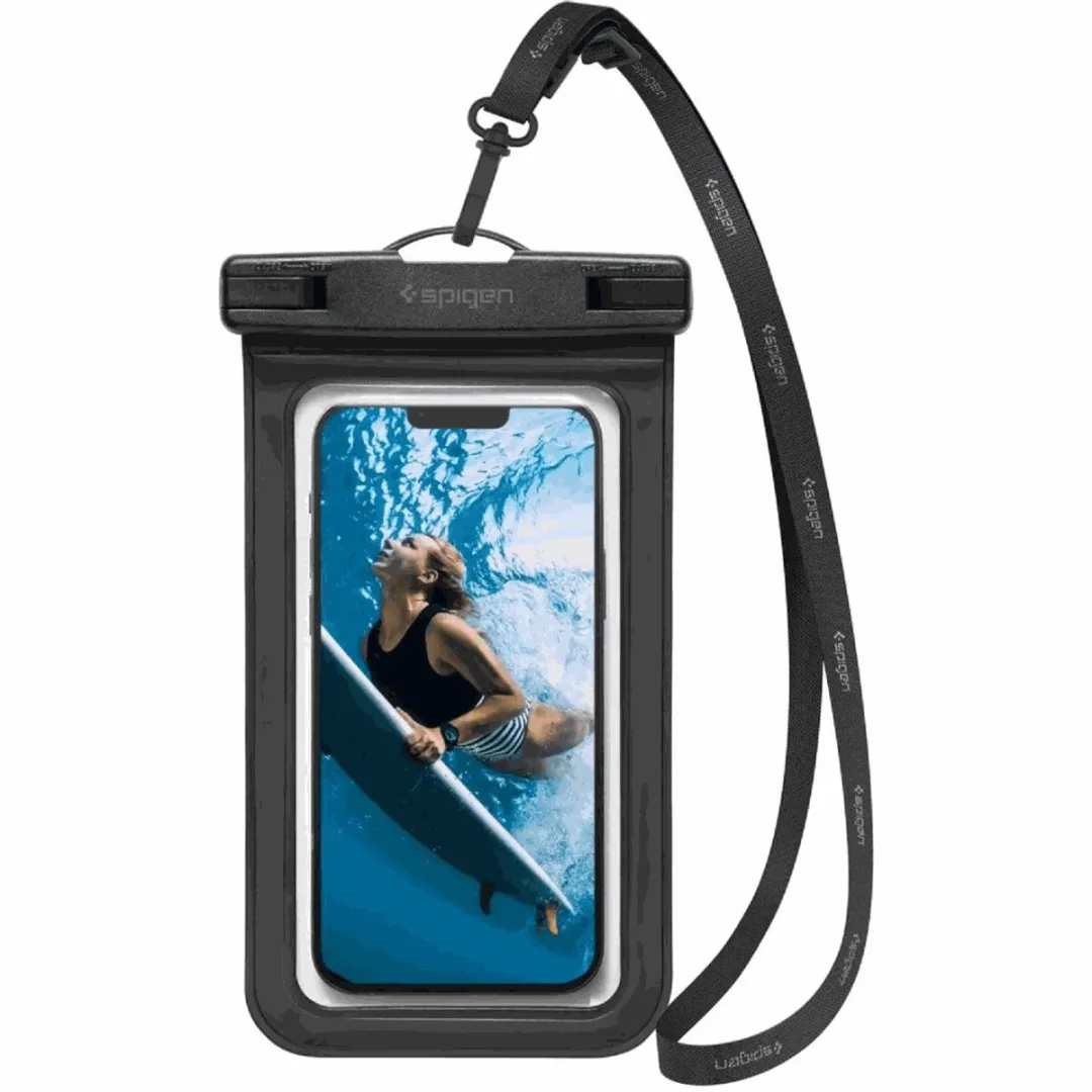 Spigen Universeel Telefoonhoesje AMP04525 - Waterdicht 6,9" - Zwart