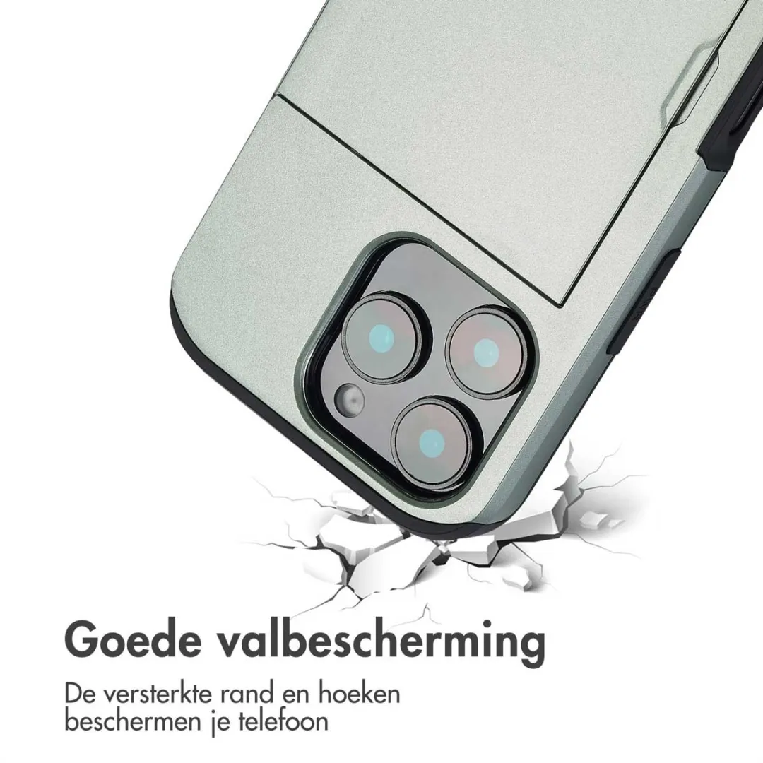 Imoshion Hoesje iPhone 16 Pro Groen - 2 Pasjes