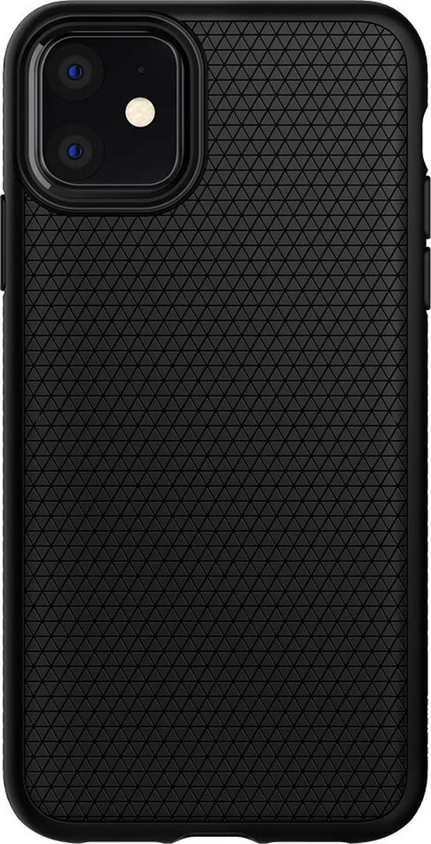Spigen Liquid Air iPhone 11 Hoes - Matte Black