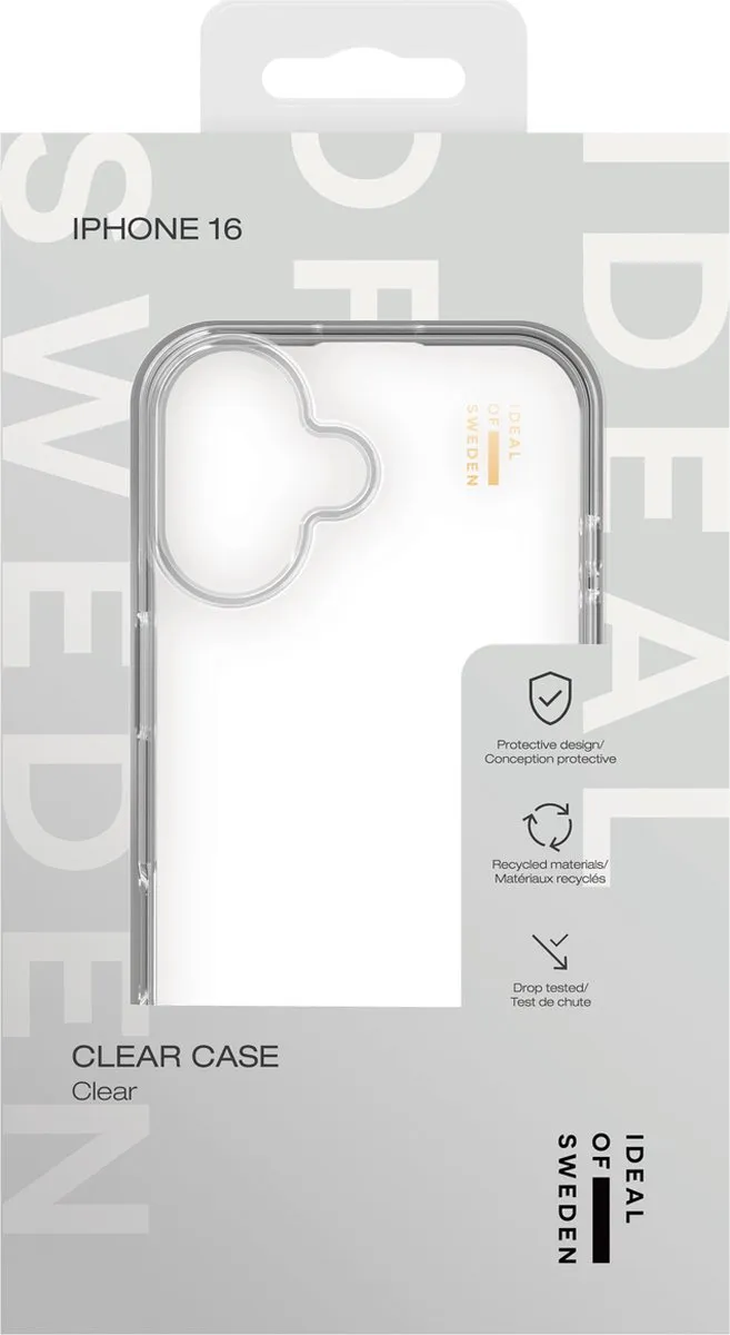 iDeal of Sweden Clear Case iPhone 16 - Transparant - IDCLC-I2461-471