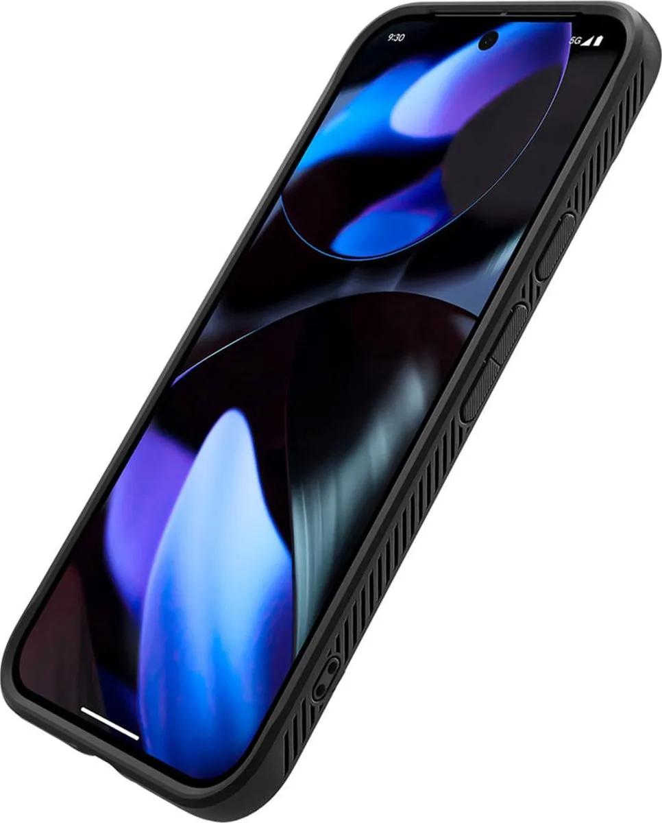 Spigen Rugged Armor ACS07685 Hoesje - Google Pixel 9/9 Pro - Zwart - afbeelding 6 van 6
