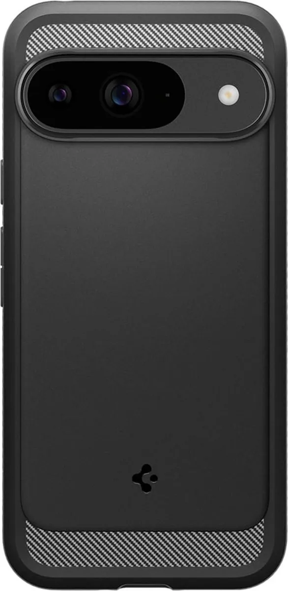 Spigen Rugged Armor ACS07685 Hoesje - Google Pixel 9/9 Pro - Zwart