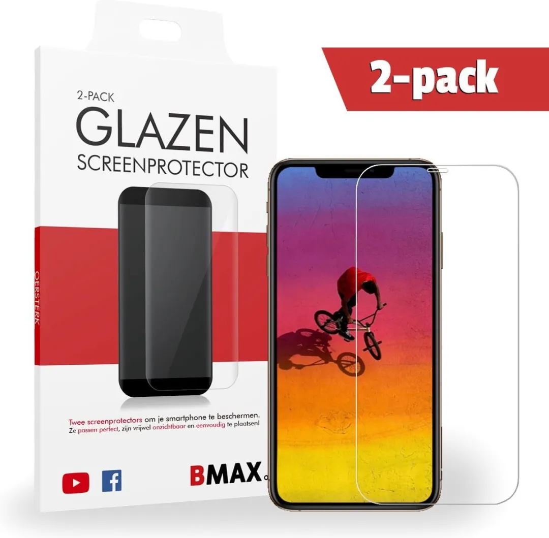 BMAX iPhone XS Max Glazen Screenprotector
