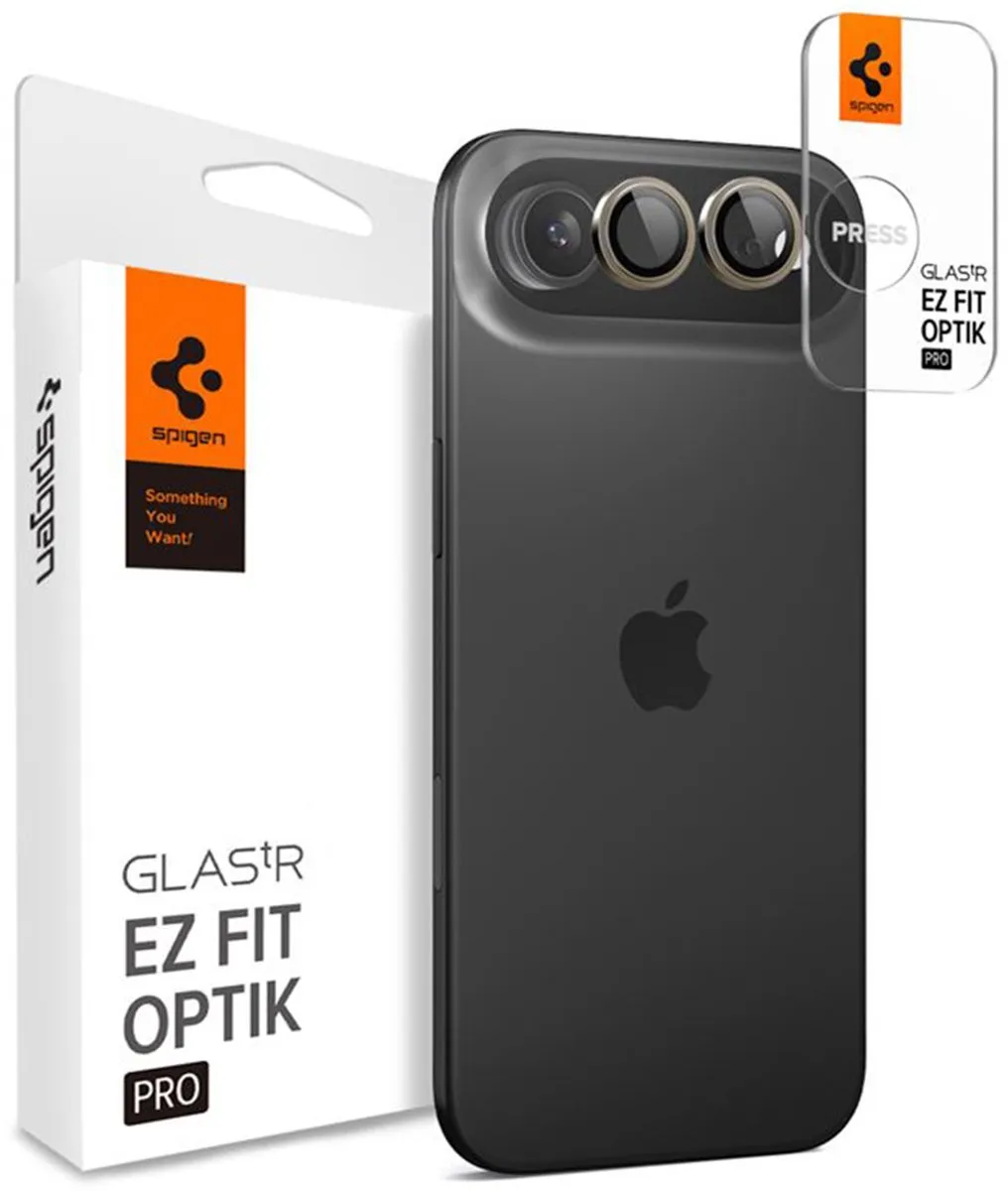 Spigen Optik Pro EZ Fit Lens Protector AGL10131 - 2 Stuks - Crystal Gold