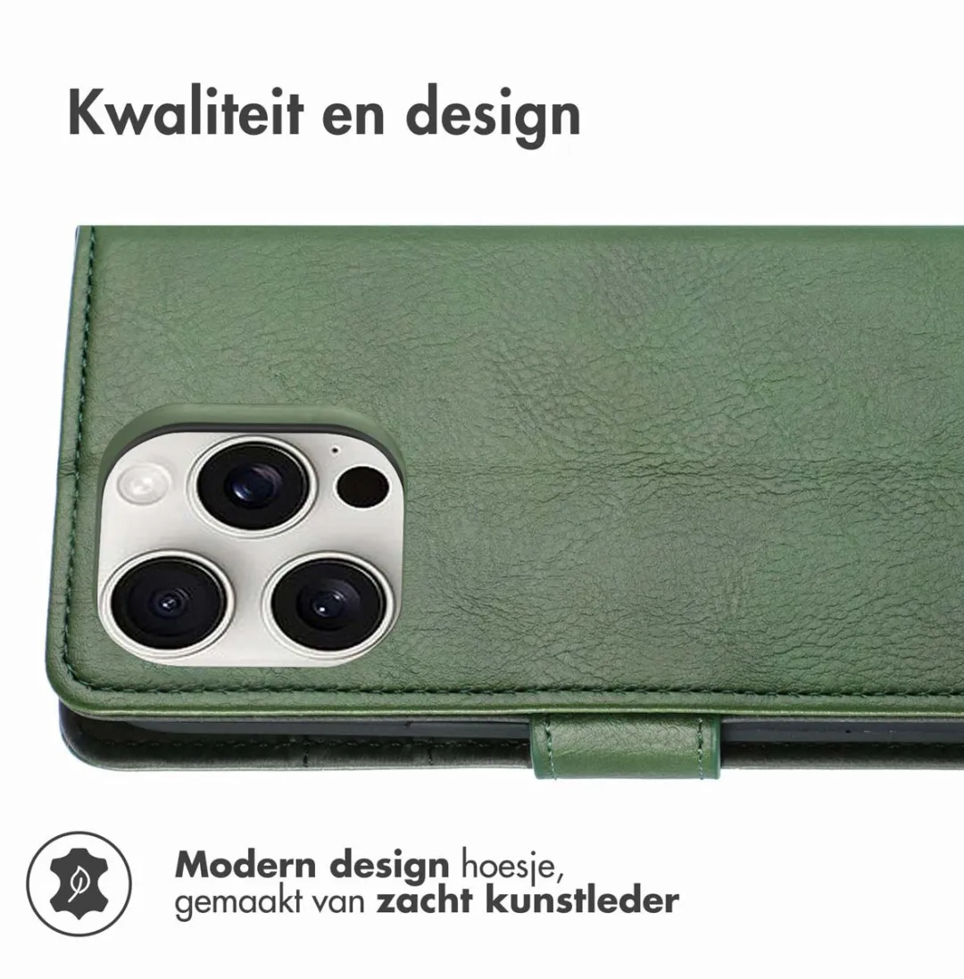 Imoshion Hoesje iPhone 16 Pro Max - 3 Pasjes Groen