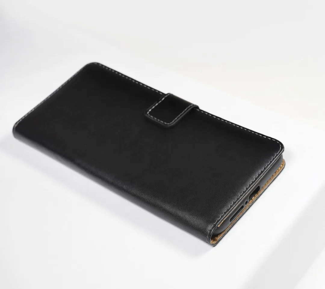 BMAX Leren Book Case Hoesje BMAX984580 - Xiaomi Mi 10 - 2 Pasjes - Zwart