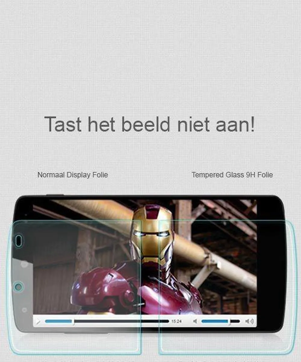 Nillkin Tempered Glass 9H Nano Beschermer - Sony Xperia Z1 Compact