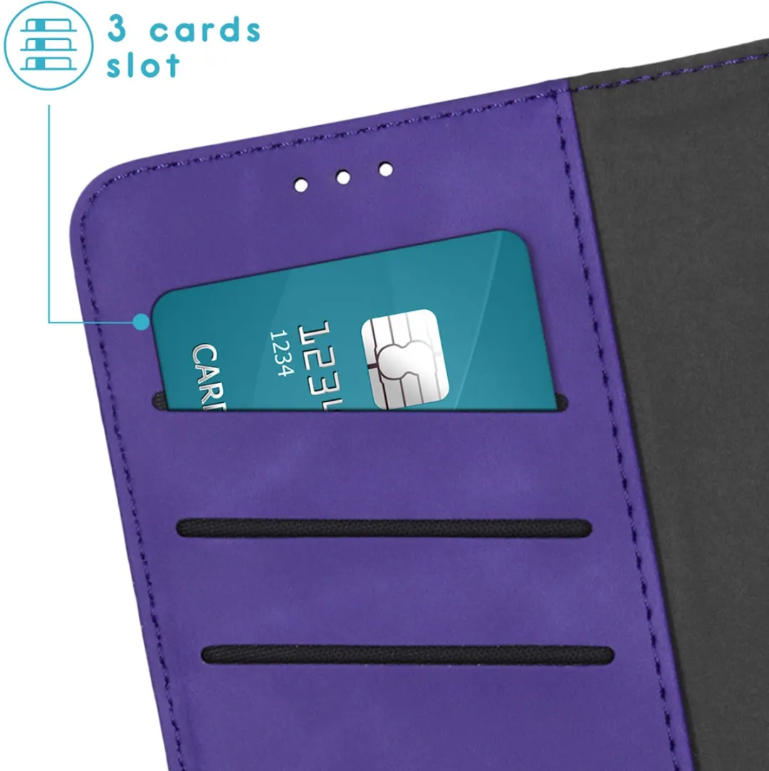 Imoshion Hoesje Samsung Galaxy S24 FE - 2-in-1 Bookcase Paars