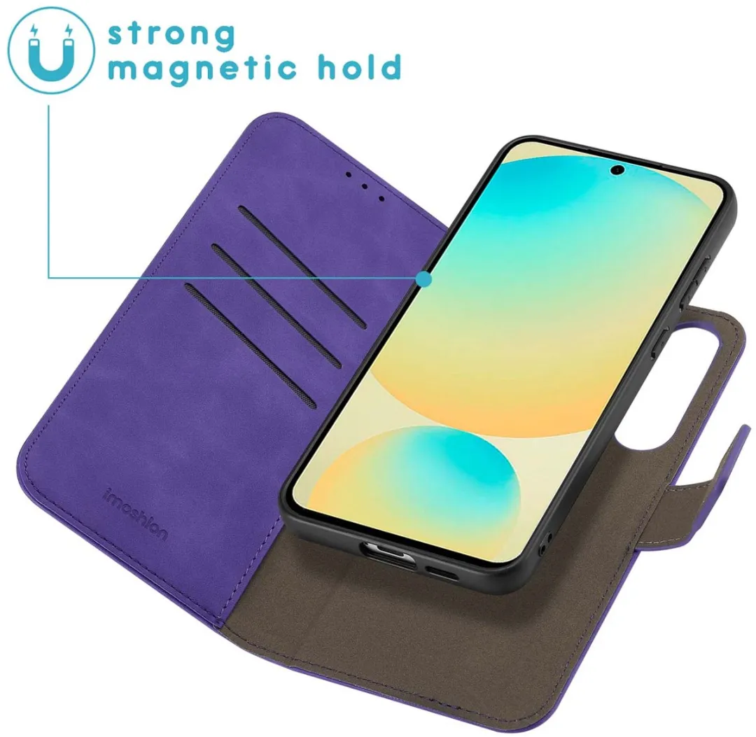 Imoshion Hoesje Samsung Galaxy S24 FE - 2-in-1 Bookcase Paars