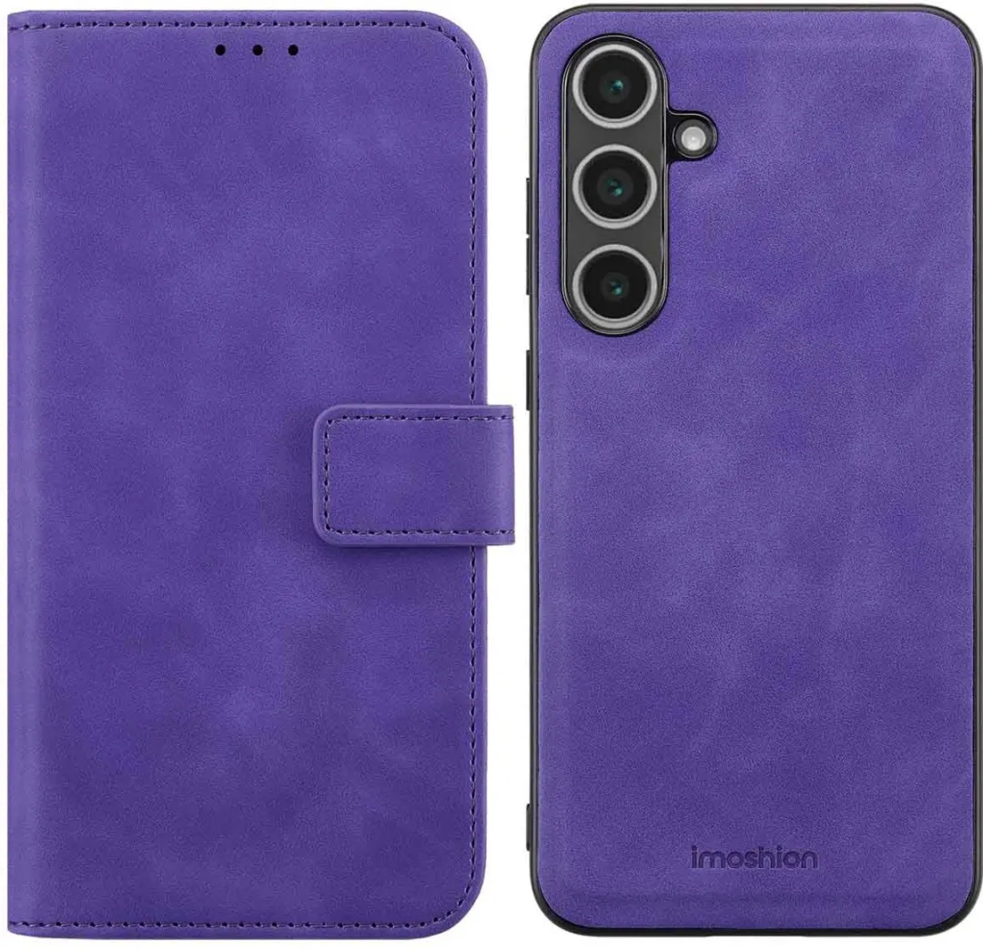 Imoshion Hoesje Samsung Galaxy S24 FE - 2-in-1 Bookcase Paars