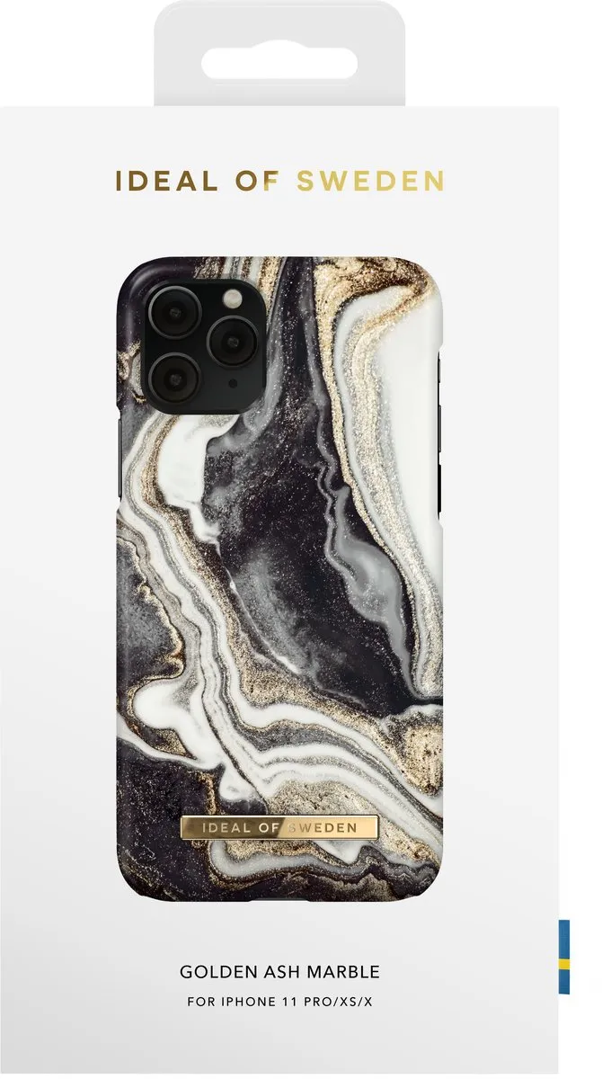 iDeal of Sweden iPhone 11 Pro Hoesje Golden Ash Marble - IDFCGM19-I1958-166 - afbeelding 2 van 6