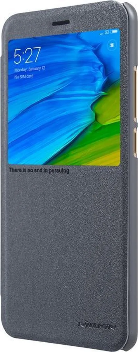 Nillkin Sparkle View Book Case Xiaomi Redmi Note 5 Pro - Zwart